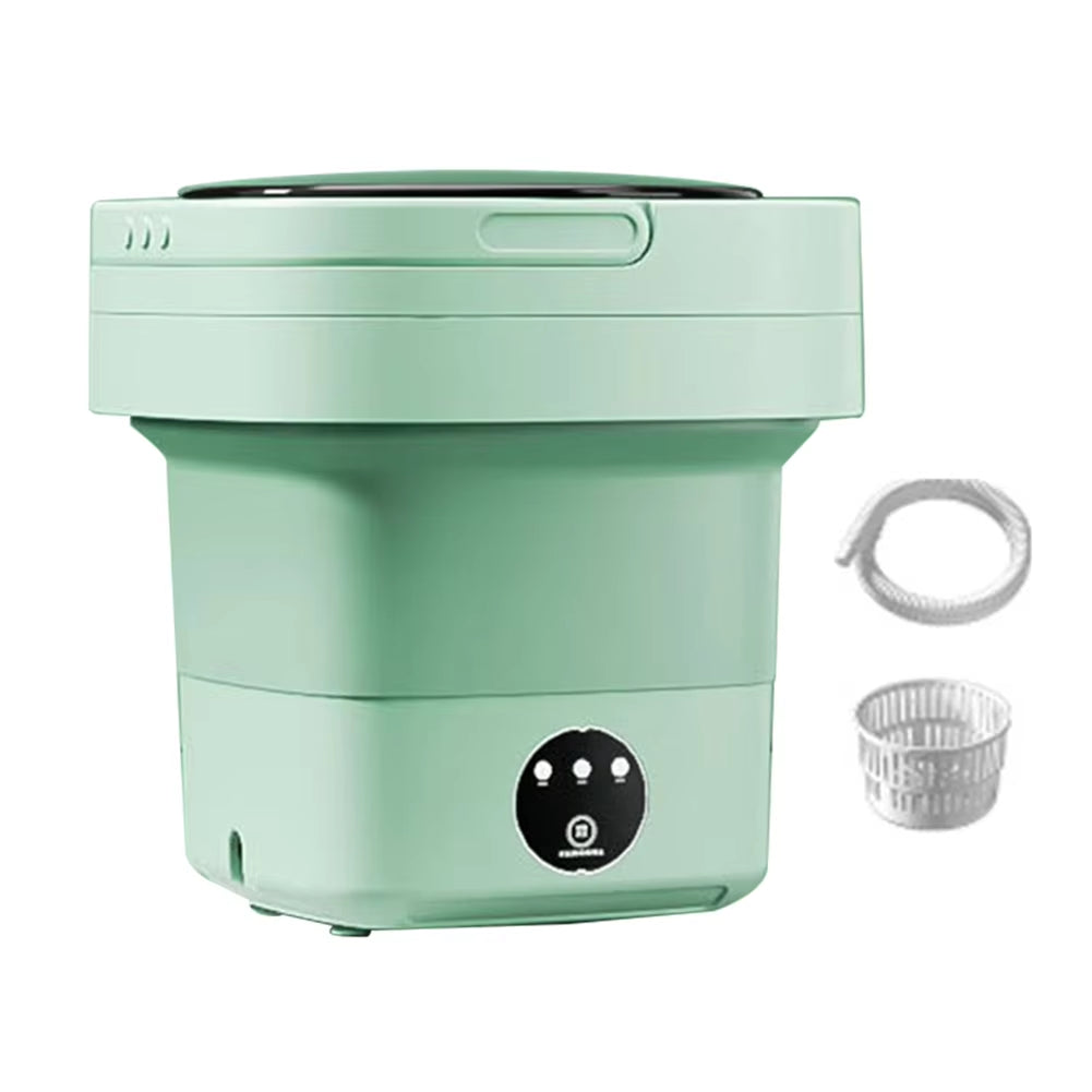 6.5/8L Foldable Washing Machine Portable Socks Underwear Panties Retractable Household Washing Machine 3 Model with Spinning Dry