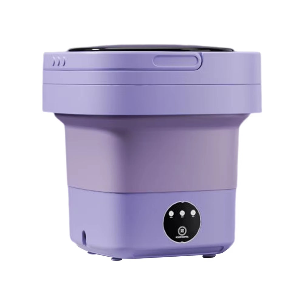 6.5/8L Foldable Washing Machine Portable Socks Underwear Panties Retractable Household Washing Machine 3 Model with Spinning Dry